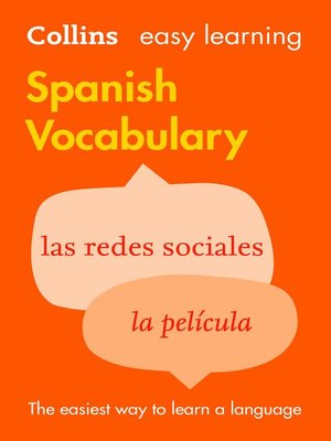 cover image of Easy Learning Spanish Vocabulary